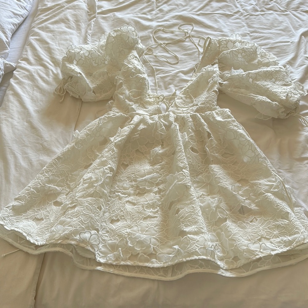 For Love & Lemons Leighton Mini Dress size XS - Picture 6 of 8